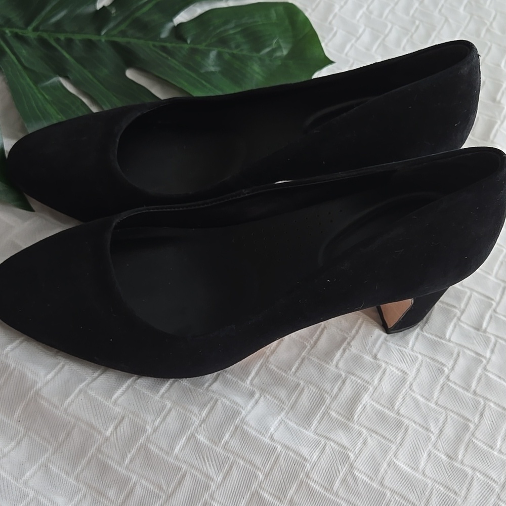 ANTONIO MELANI Black Heels Classic Pumps Mobwife Minimalist - Picture 3 of 13